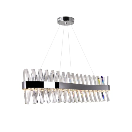 Cwi Lighting Glace LED Chandelier With Chrome Finish 1220P40-601-S